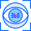 360 degrees Symbol 64x64