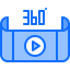 360 video アイコン 64x64
