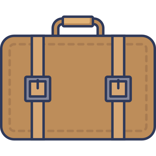 Travel luggage Ikona