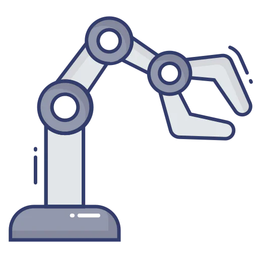 Robot arm icon