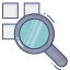 Magnifying glass ícono 64x64