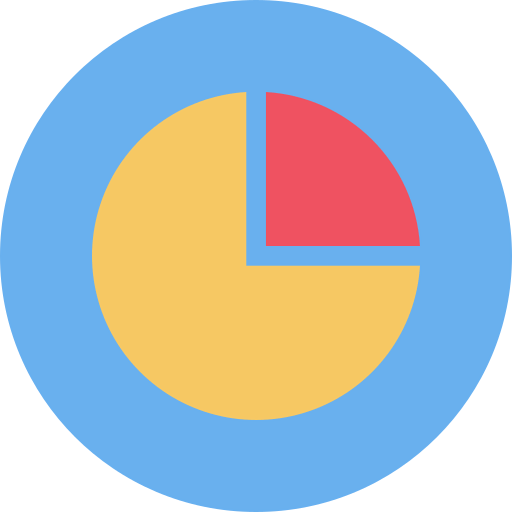 Pie graph Ikona