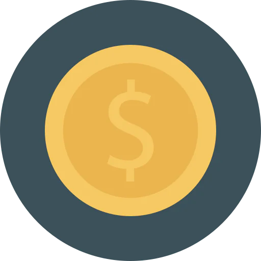 Dollar coin іконка