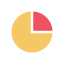 Pie graph icon 64x64