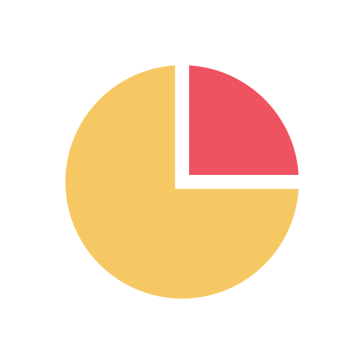 Pie graph ícone