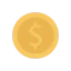 Dollar coin biểu tượng 64x64