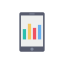 Mobile analytics アイコン 64x64