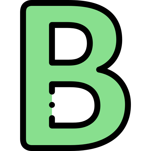 B icon