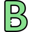 B Symbol 64x64