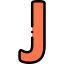 J icon 64x64