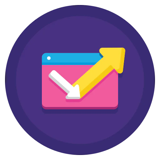 Bounce rate biểu tượng