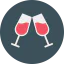 Wine glass icon 64x64