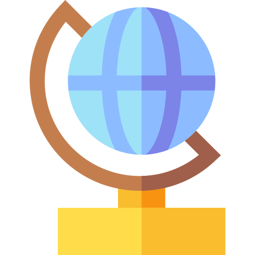 Globe grid icon