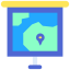 Hanging map icon 64x64