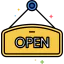 Open sign アイコン 64x64