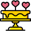 Wedding cake icon 64x64