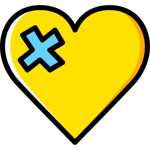 Broken heart Ikona