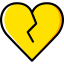 Broken heart icon 64x64