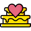 Wedding cake icon 64x64