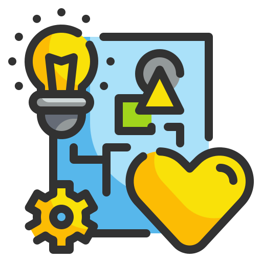 Creative mind icon