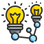 Idea bulb icône 64x64
