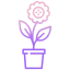 Flower pot icon 64x64