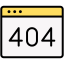404 error Ikona 64x64