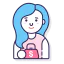 Female customer icon 64x64