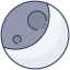 Half moon icon 64x64