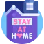 Stay home icône 64x64