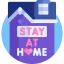 Stay home icon 64x64