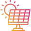 Solar energy icon 64x64