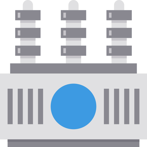 Power transformer icon
