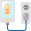 Smartphone charger icon 64x64