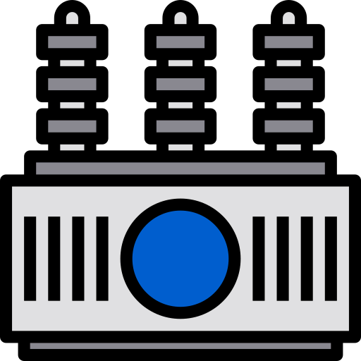 Power transformer icon