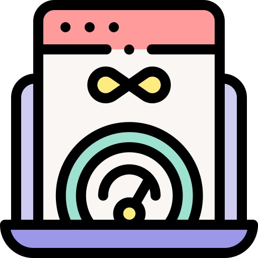 Bandwidth icône