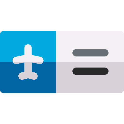 Boarding pass icon