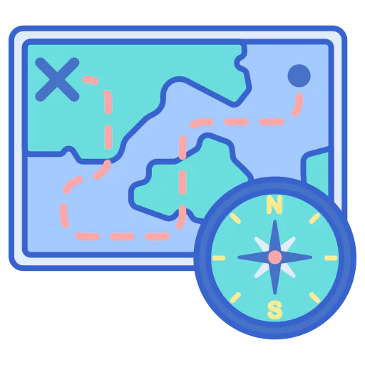 Maps and location icon