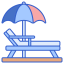 Beach chair icon 64x64