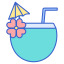 Coconut drink icon 64x64