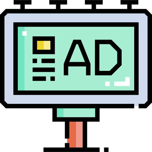 Advertising ícone