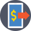 Money transfer icon 64x64