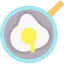 Fried egg ícono 64x64