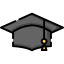 Mortarboard Ikona 64x64