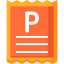 Parking ticket icon 64x64