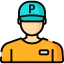 Parking worker icon 64x64