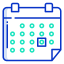 Calendar ícono 64x64