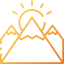 Mountain range icon 64x64