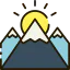 Mountain range icon 64x64