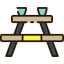 Picnic table icon 64x64